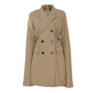 Debut | Plaid Cape'd Blazer (Dress) SLONE X MATTIE Debut | Plaid Cape'd Blazer (Dress) SLONE X MATTIE