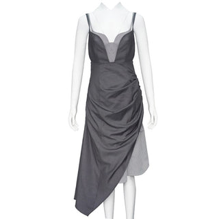 Double-Layered Ruched Dress